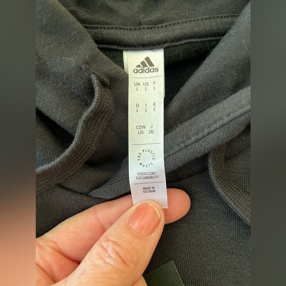 Men’s Adidas Pullover Hoodie Size Large - Picture 3 of 4